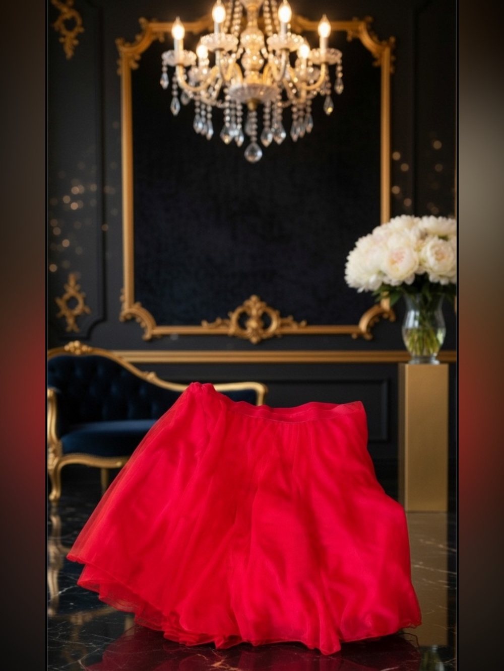 Torrid Retro Chic Red Crinoline Skirt Tulle Tutu Petticoat PLUS Size